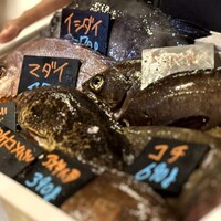 オステリア ラストリカート - 席まで本日のお魚を紹介しに来てくれます