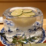 銀座 しのはら - 氷の器に素麺