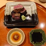 銀座 しのはら - 追加　飛騨牛の飛び牛ヒレの炭火焼