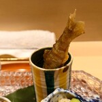 銀座 しのはら - 鮎の唐揚げ