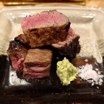 銀座 しのはら - 追加　飛騨牛の飛び牛ヒレの炭火焼