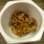 能登 - コース料理　牛肉とレンコンの佃煮