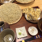 としぼう - 舞茸天ざる 1280円