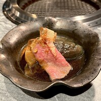 焼肉 永昌 - 特選ロースとお野菜の揚げ浸し