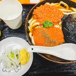 麺紡 - 茄子・トマト・肉みそぶっかけ