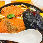 麺紡 - 茄子・トマト・肉みそぶっかけ