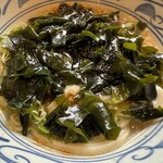 丸亀製麺 - わかめ＋ラー油
