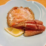 平成館 しおさい亭 - 夕飯の毛蟹