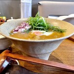 かもにかす - ＊かすカレーうどん（ちょい飯・温玉つき）（¥1,000）