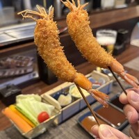 串揚げとワイン Ohana 北浜店  - 天使のエビ