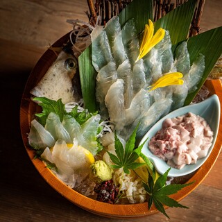 新名物！！選べる鮮魚限定のカワハギは早いもの勝ち