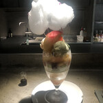 PATISSERIE ASAKO IWAYANAGI - パルフェビジュー®桃あんみつ（ドリンク付） 6,160円（税込）