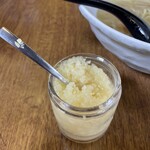 らーめん工房 RISE - きざみニンニク頼めばもらえる