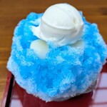 エビスヤ小松商店 - 料理写真:ラムネクリーム（白玉入り）