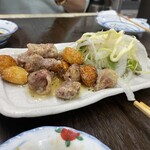 どたぬき - 砂ずりニンニク塩炒め