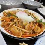 どたぬき - 豚キムチ炒め