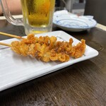 どたぬき - 焼鳥皮塩