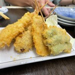 どたぬき - 串カツ盛り合わせ