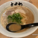 大かわ - 料理写真:とんこつラーメン ¥680-(2025/07/11)