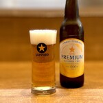 鉄板焼 OMURAYA - このサッポロプレミアムアルコールフリーって前回初めて飲んだけど、しっかりコクと苦みがあっておいしいな♪”(*>∀<)o(ﾉﾝ)"