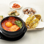 韓国料理bibim’ - スンドゥブハーフマンドゥセット