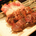 居酒屋　歩歩歩 - おまかせ串盛りは￥1,280-(10本)