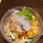 四季彩 鮨楽 - 自家製ツナのサラダ！