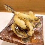 穴子料理と地酒 浅草 川井 - 宮城産メゴチの天麩羅