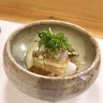 穴子料理と地酒 浅草 川井 - 吸盤の加賀太胡瓜・梅和え