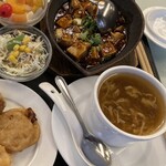 楓林閣 - 麻婆豆腐　フカヒレ無しスープ