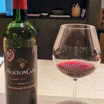新日本料理おぶね - BARON PHILIPPE DE ROTHSCHILD MOUTON CADET 2020 BORDEAUX 赤ワイン。