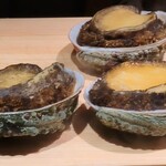 新日本料理おぶね - 越前の鮑 酒蒸し。