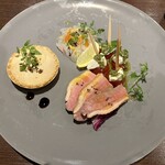 ビストロオオカミ2 - レバーパテ　カルパッチョ　カプレーゼ　鴨