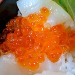 勢登鮨 - 八食丼(酢飯)のいくら
