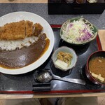 とんかつ 新宿さぼてん - 料理写真:熟成三元麦豚ロースかつカレー　ご飯大盛