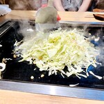 月島もんじゃ こぼれや - 明太チーズ餅もんじゃ　野菜たっぷり