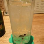 幸せのはし - 梅酒ソーダ550円