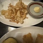 いろり - サキイカの天ぷら