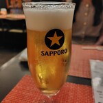 鉄板Diner JAKEN - 生ビール♪