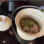 表参道うかい亭 - しらすと大葉冷製パスタ