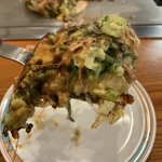 おこのみ焼き おこまる - ネギおこ、にゅ〜〜ん！