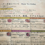 サンサーラ - カレーメニュー①