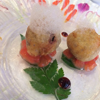モナリザ 恵比寿店 - アミューズ：ブーダンノワールのフリット