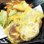 そば処ささや - 絶品しいたけの天ぷら