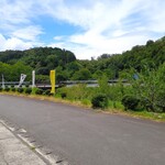 そば処ささや - 駐車場からの景色