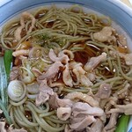 マルニ藪そば - かしわそばアップ