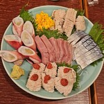 おまつり本舗 - お刺身の盛り合わせ
