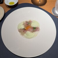 日本のイタリア料理店 sai - 豊浜 活き〆のイサキ 冬瓜 きゅうり メロン