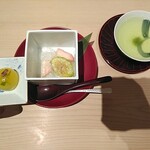 分とく山 - デザート　パッションフルーツのゼリーって珍しい。甘すぎなくて食べやすかった。