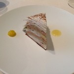 Astrance - フォアグラとグリーンアップルのミルフィーユ